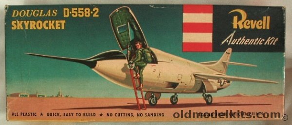 Revell 1/54 Douglas D-558-2 Skyrocket Pre 'S' Kit - (D5582), H213-79 plastic model kit